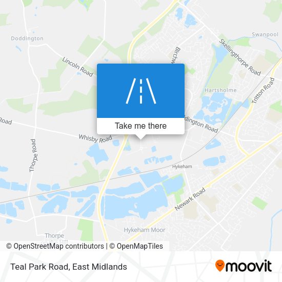 Teal Park Road map