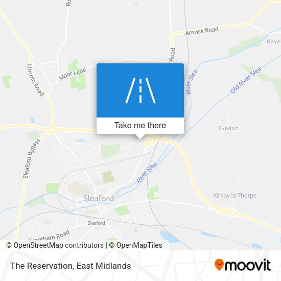 The Reservation map
