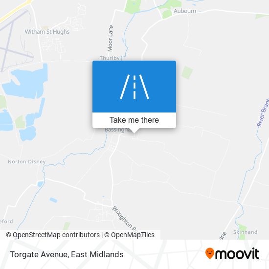 Torgate Avenue map