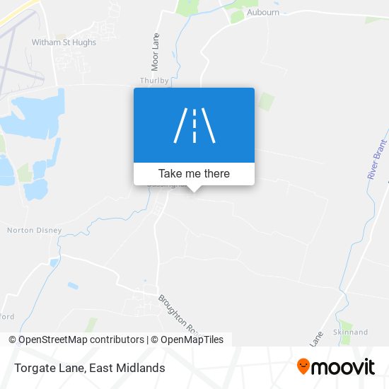 Torgate Lane map