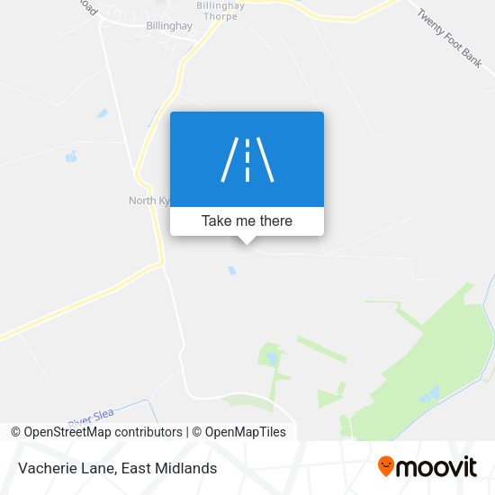 Vacherie Lane map