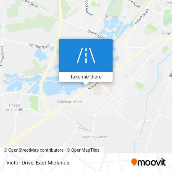 Victor Drive map
