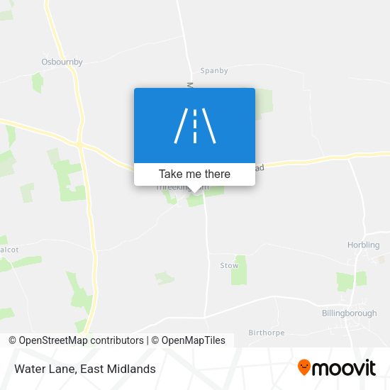 Water Lane map