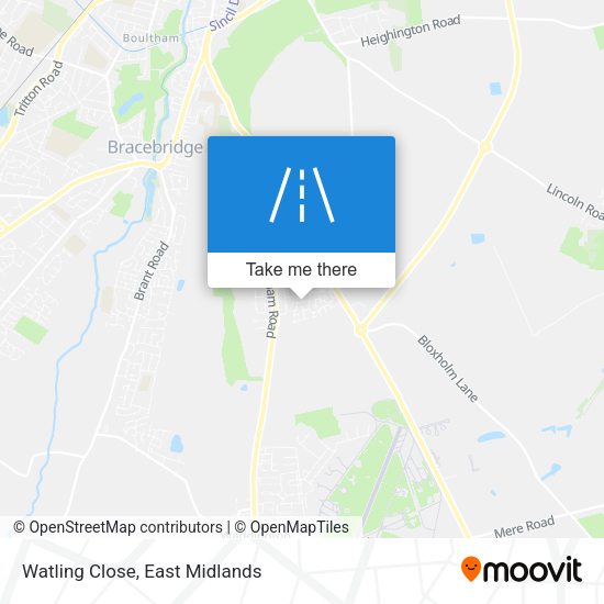 Watling Close map