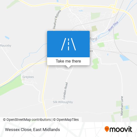 Wessex Close map
