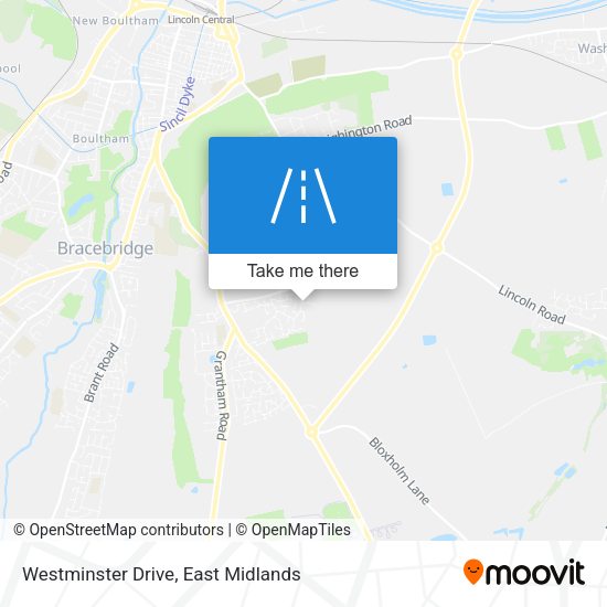 Westminster Drive map
