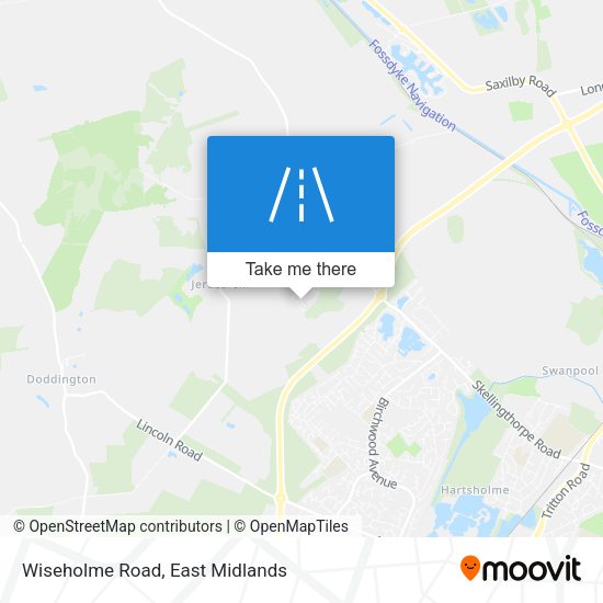 Wiseholme Road map