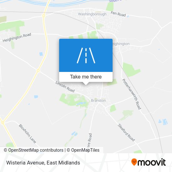 Wisteria Avenue map