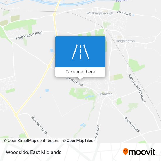 Woodside map