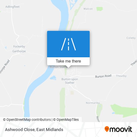 Ashwood Close map