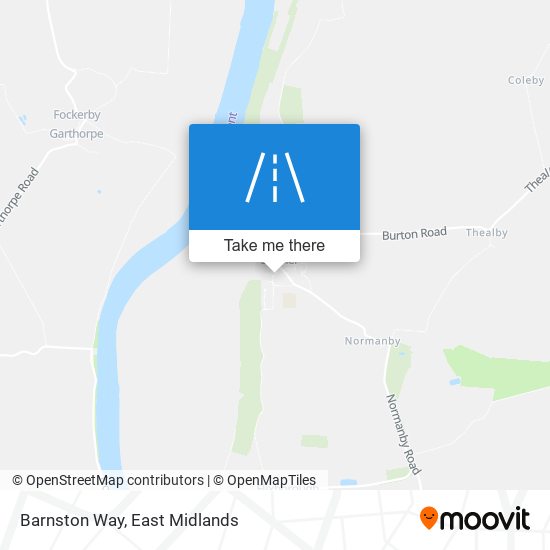 Barnston Way map