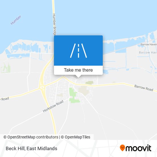 Beck Hill map