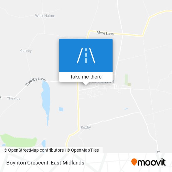 Boynton Crescent map