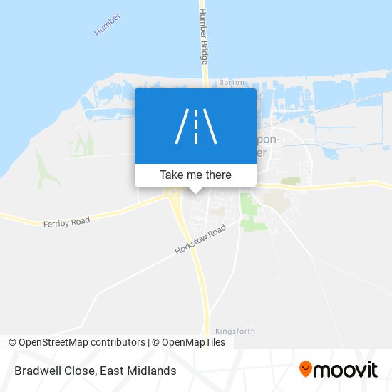 Bradwell Close map