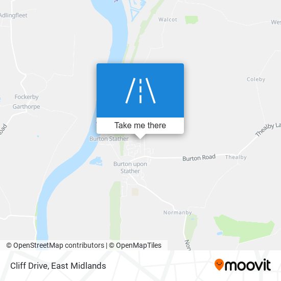 Cliff Drive map