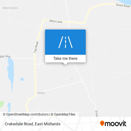 Crakedale Road map