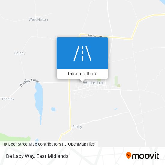 De Lacy Way map