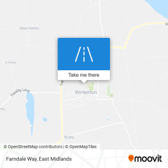 Farndale Way map
