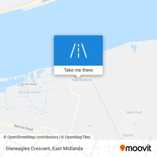 Gleneagles Crescent map