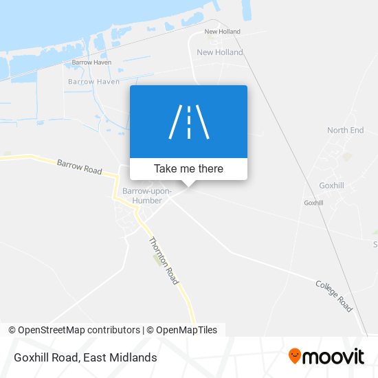 Goxhill Road map