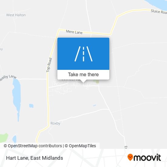 Hart Lane map