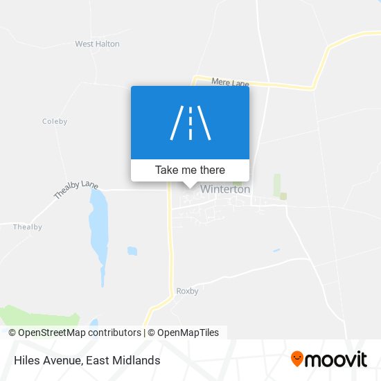 Hiles Avenue map