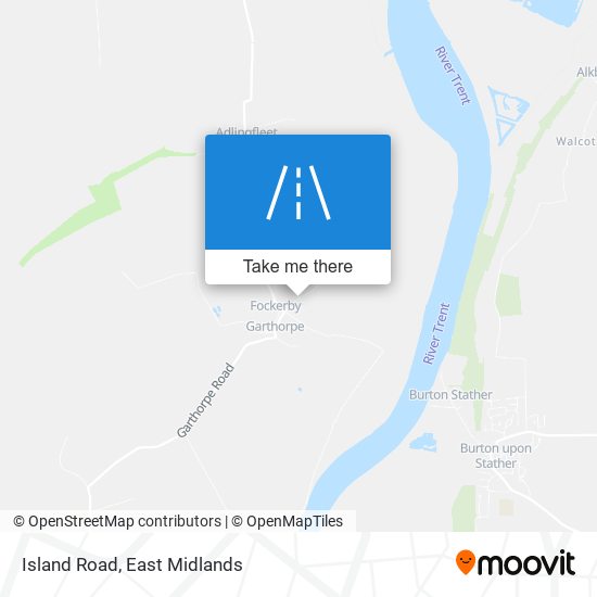 Island Road map