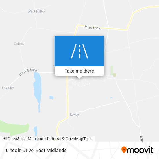 Lincoln Drive map