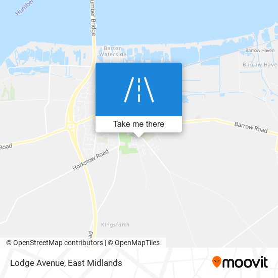 Lodge Avenue map