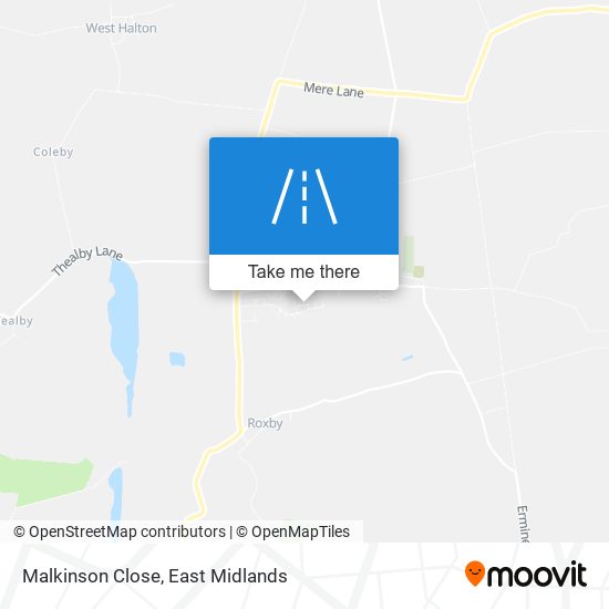 Malkinson Close map