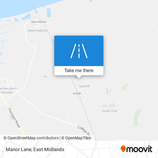 Manor Lane map