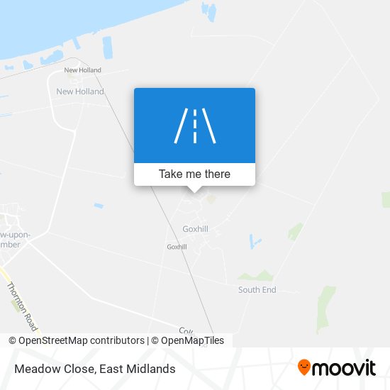 Meadow Close map
