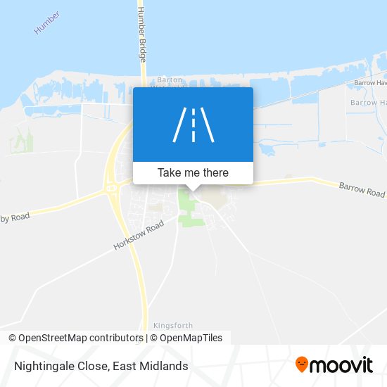 Nightingale Close map