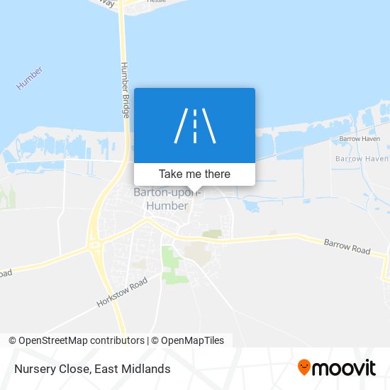 Nursery Close map