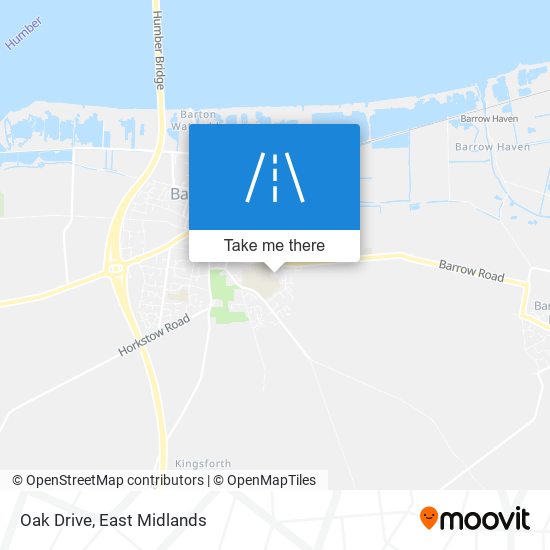 Oak Drive map