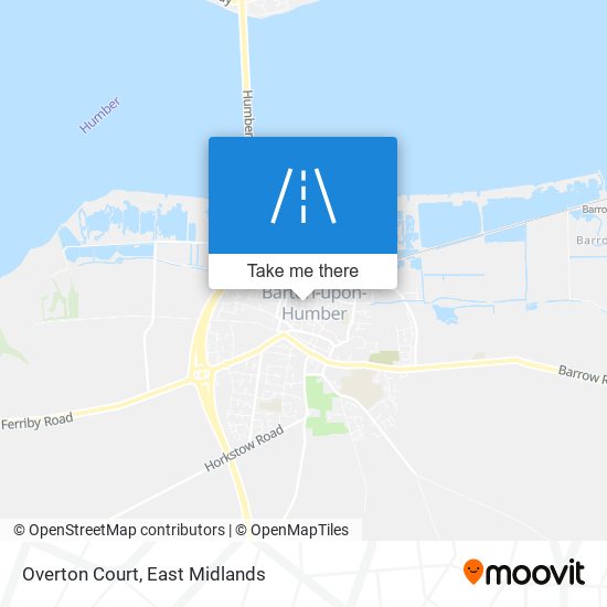 Overton Court map