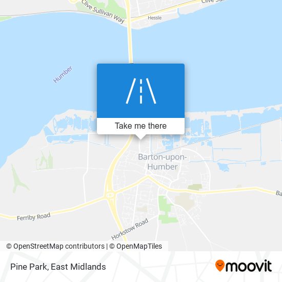 Pine Park map