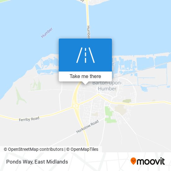 Ponds Way map