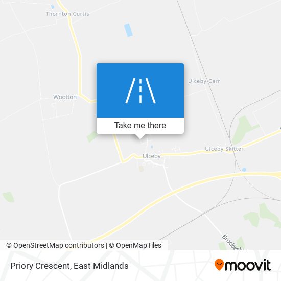 Priory Crescent map