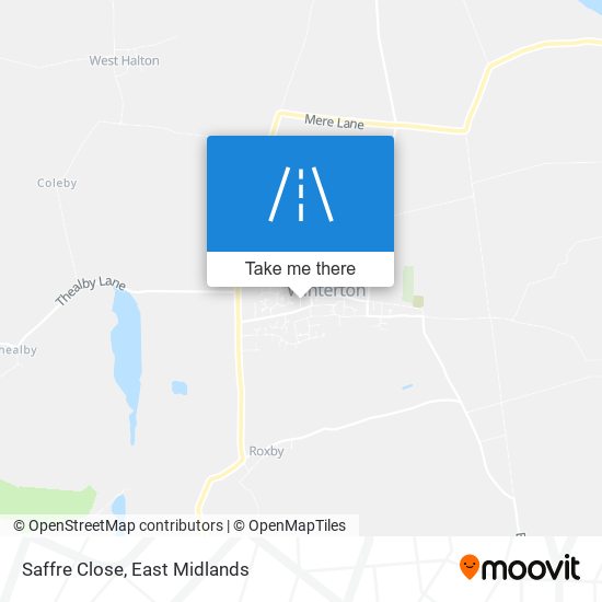 Saffre Close map