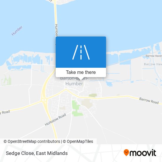 Sedge Close map