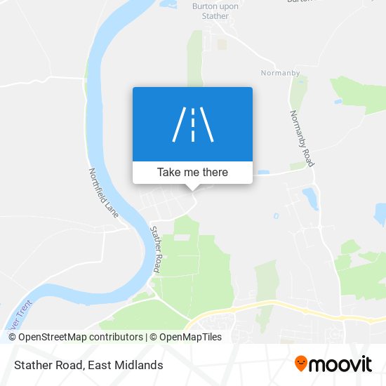 Stather Road map