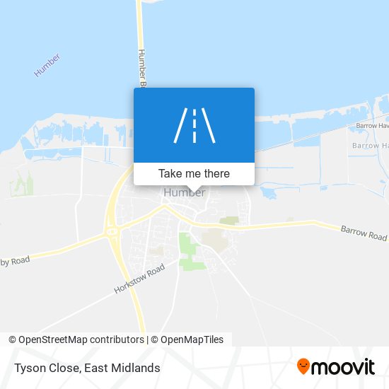 Tyson Close map
