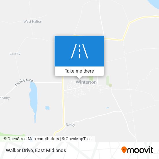 Walker Drive map