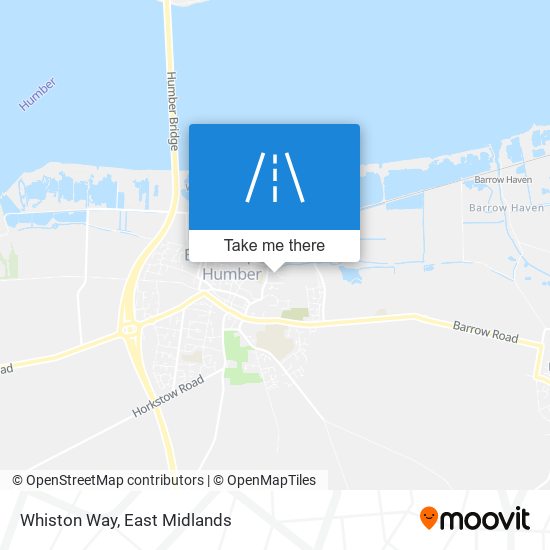 Whiston Way map