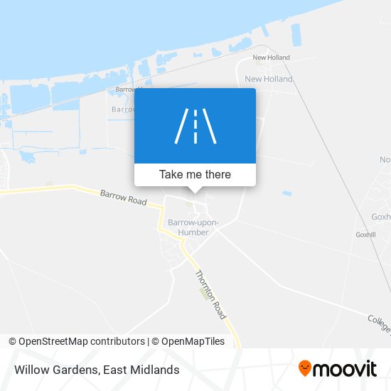 Willow Gardens map