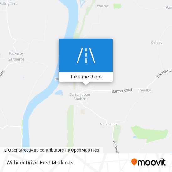 Witham Drive map