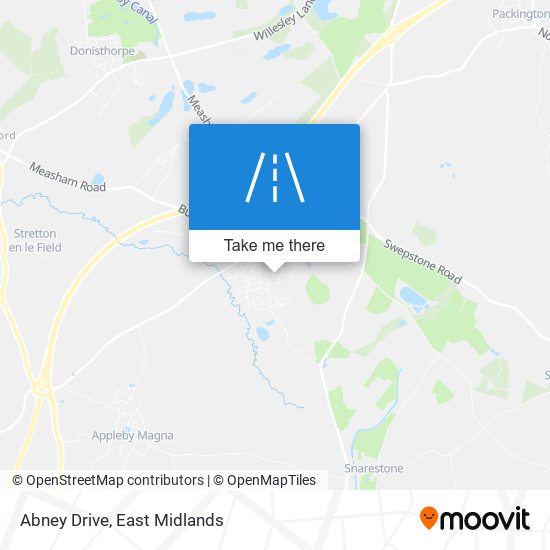 Abney Drive map