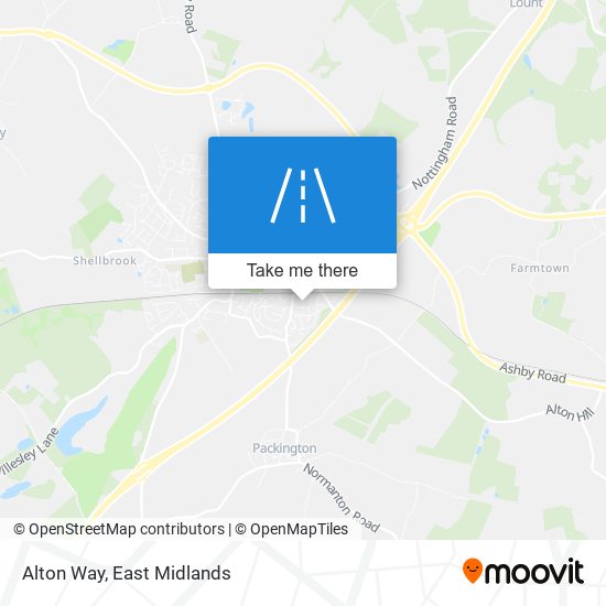 Alton Way map