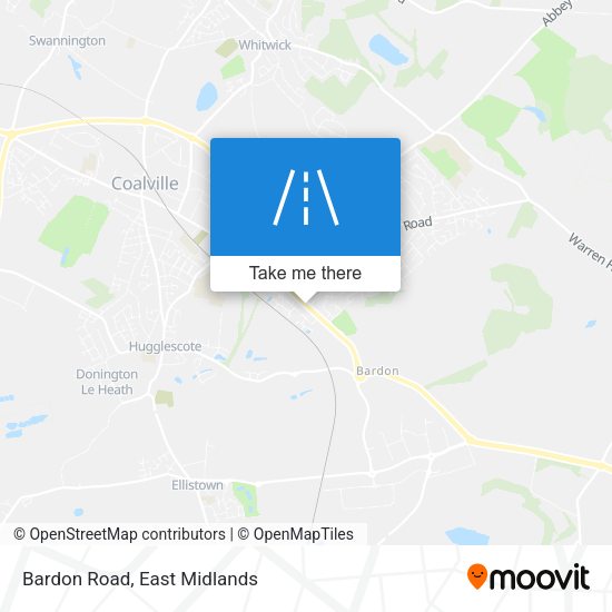 Bardon Road map